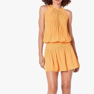 Ramy Brook Orange Halter Dress, M